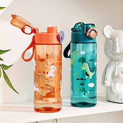 Cartoon Pattern Water Cup for Camping and Picnic