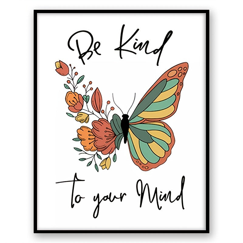 Be Kind To Your Mind Poster - Mental Health Awareness