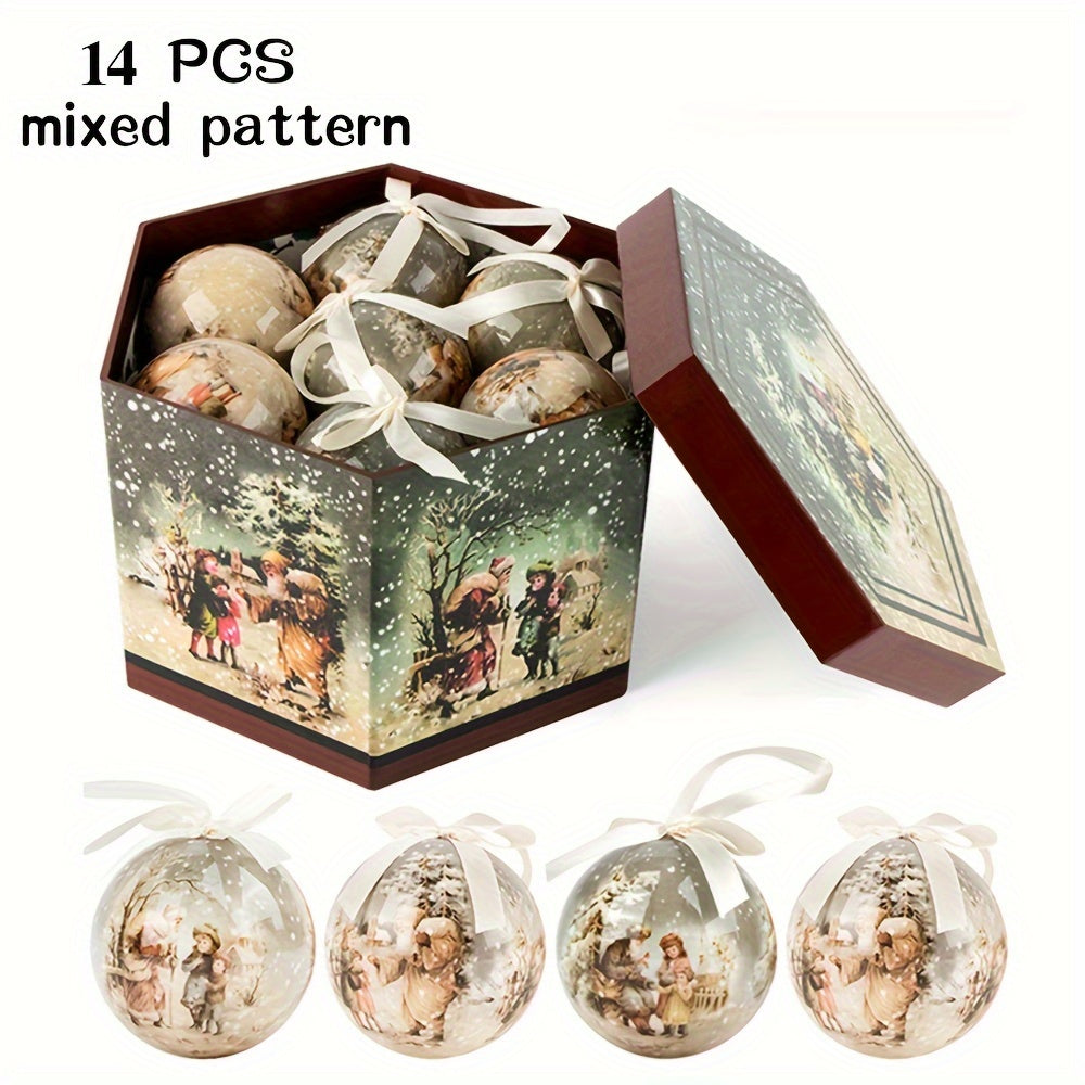 14pcs Christmas Tree Decoration Ball Set
