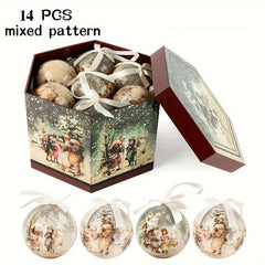 14pcs Christmas Tree Decoration Ball Set