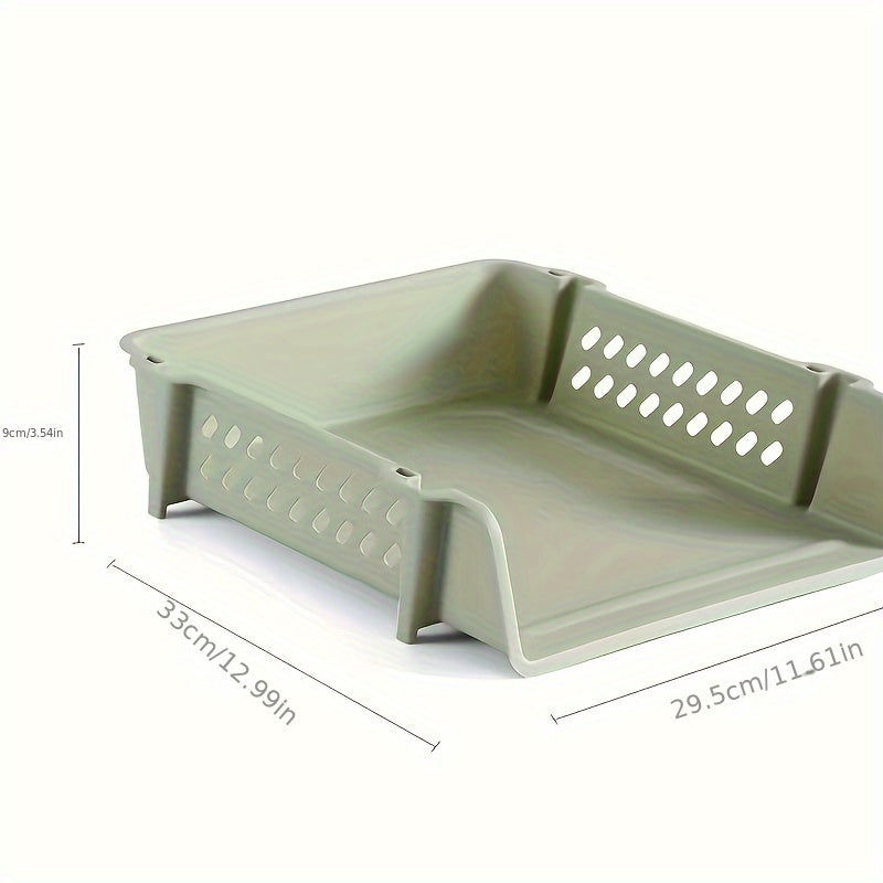 A4 Plastic Document Organizer for Office Desk Storage