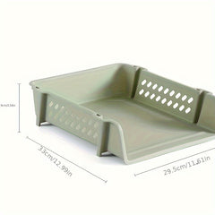 A4 Plastic Document Organizer for Office Desk Storage
