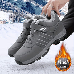 Plush Lined Thermal Snow Boots Non Slip Outdoor Winter Warm Shoes