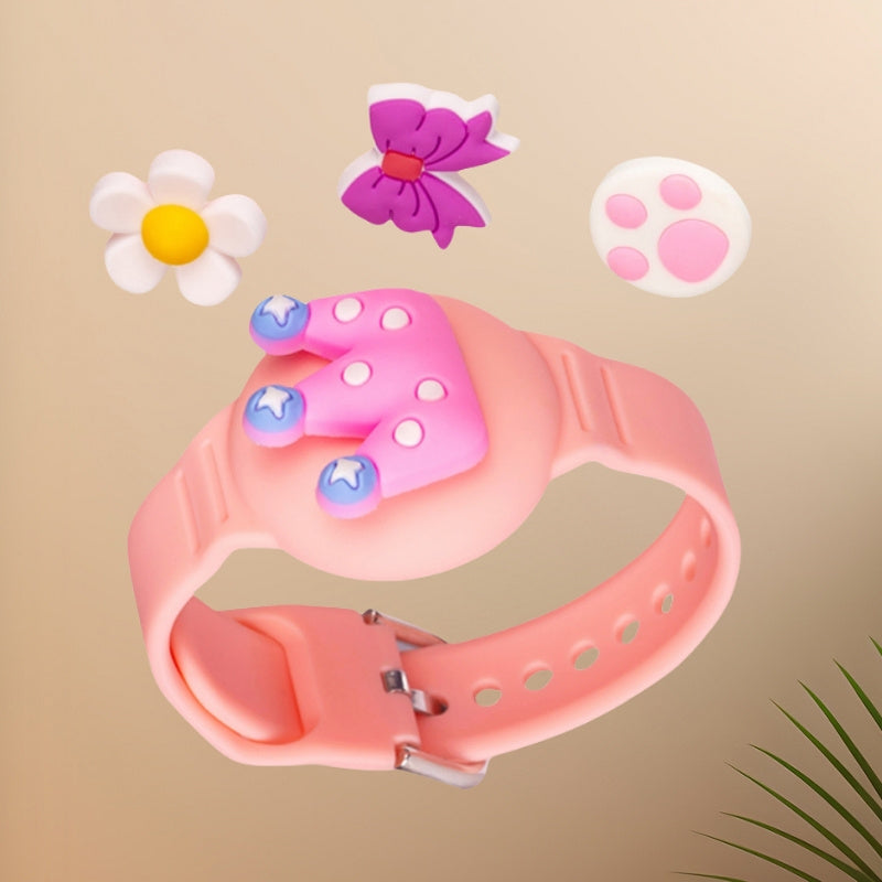 Soft Silicone Airtag Case Strap Style Protective Case