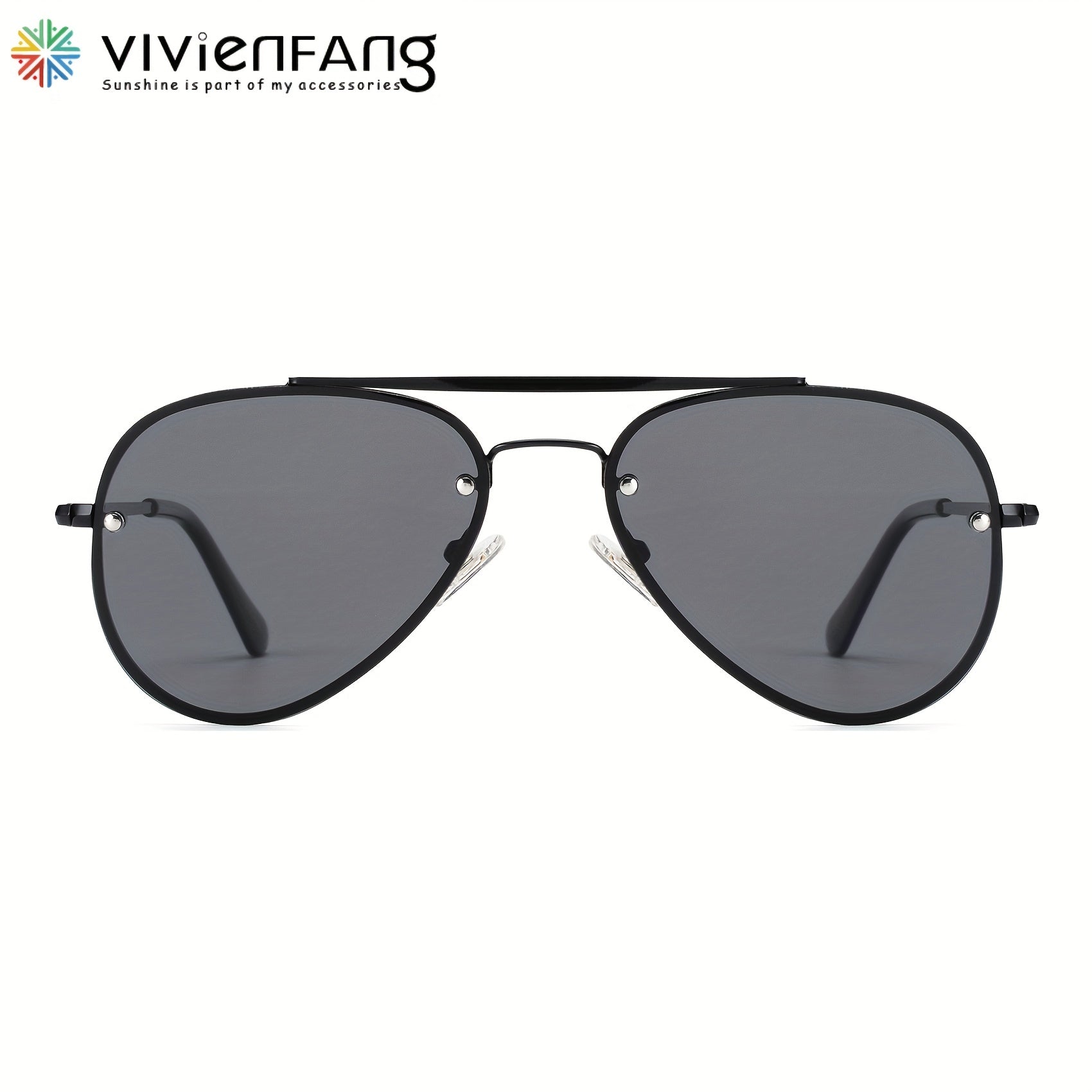 Men's Polarized Aviator Sunglasses UV400 Eye Protection with Glasses Bag