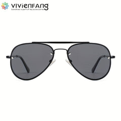 Men's Polarized Aviator Sunglasses UV400 Eye Protection with Glasses Bag