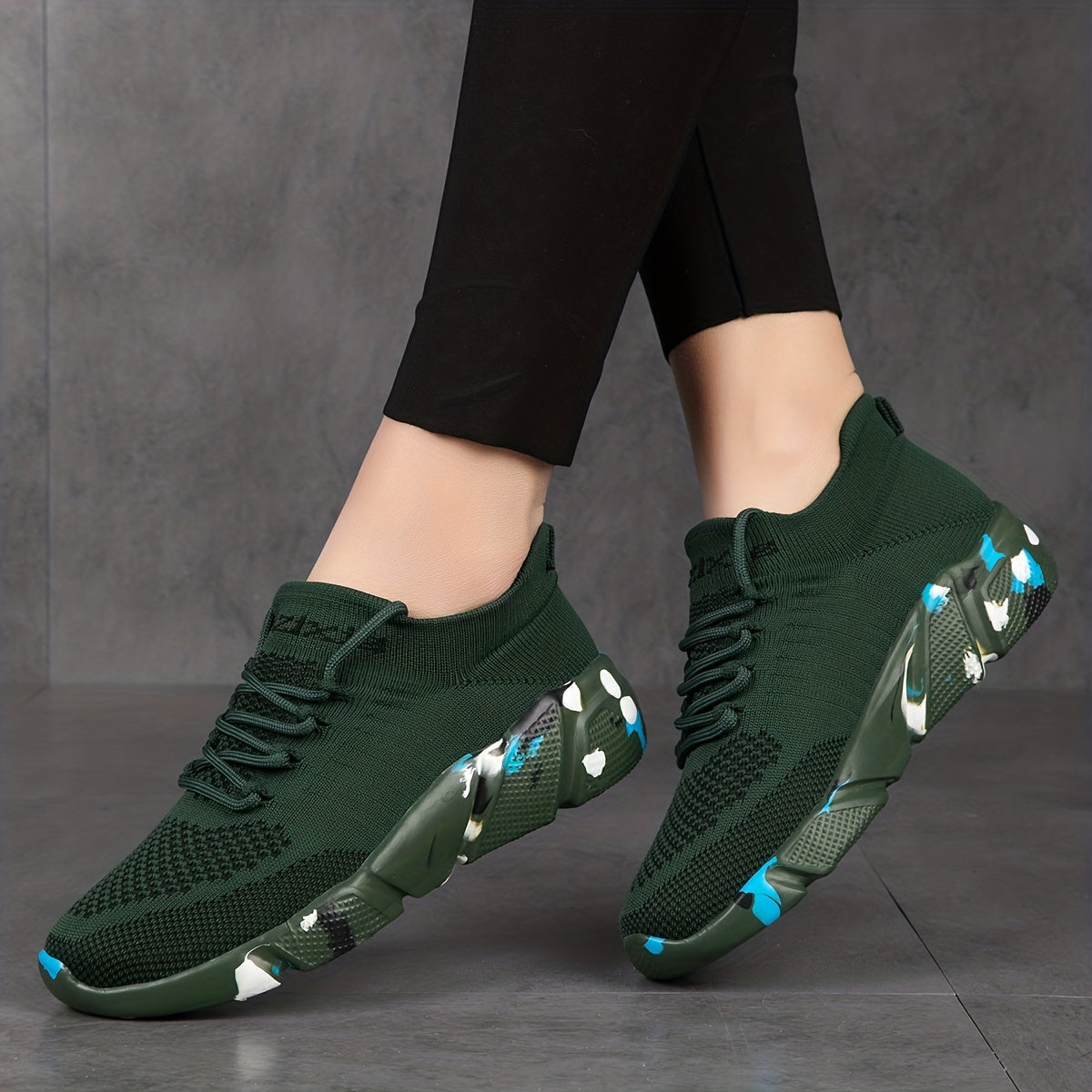 Breathable Flying Woven Sneakers for Women