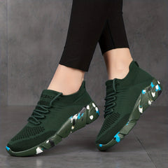 Breathable Flying Woven Sneakers for Women