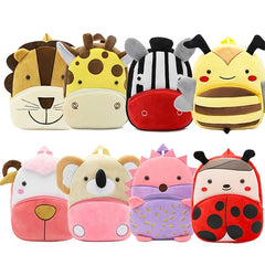 Kindergarten Schoolbag Baby Backpack 2 4 Years Old Girl Boy Animal Plush