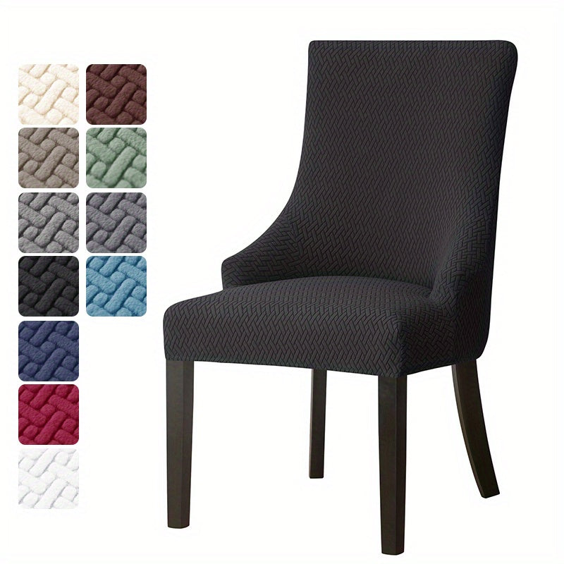 Jacquard Dining Chair Slipcover Non slip Chair Cover Furniture Protector