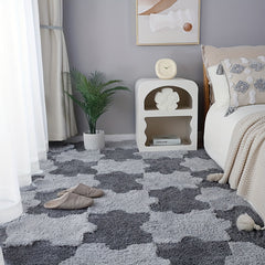 Thickened Plush Shag Puzzle Floor Mat Bay Window Seat Carpet