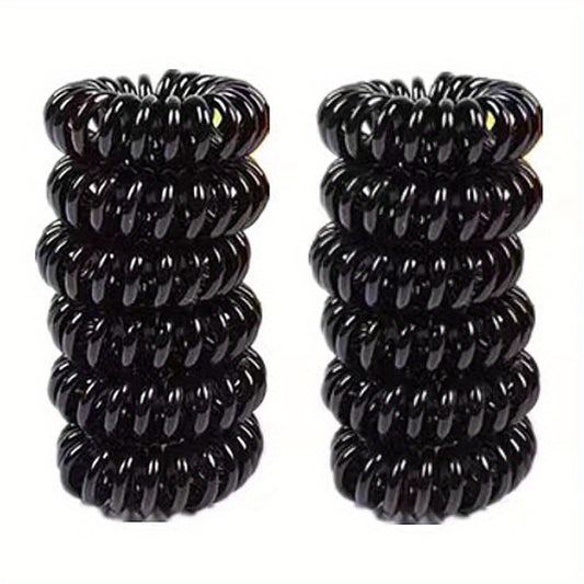 Spiral Hair Tie Style Hair Ring Elastic Ponytail Holder Hair Accessories