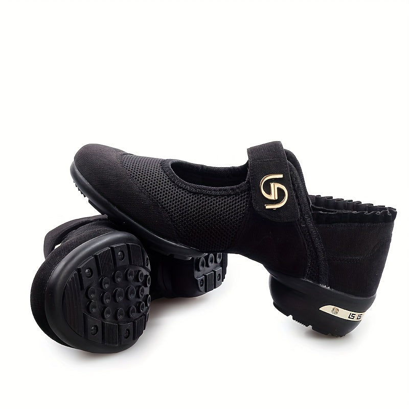 Women's Dance Shoes Rubber Soles Wear Resistant Anti Slip Training Shoes