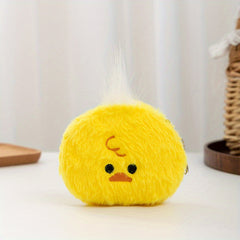 Cartoon Chick Plush Bag Coin Purse Wallet