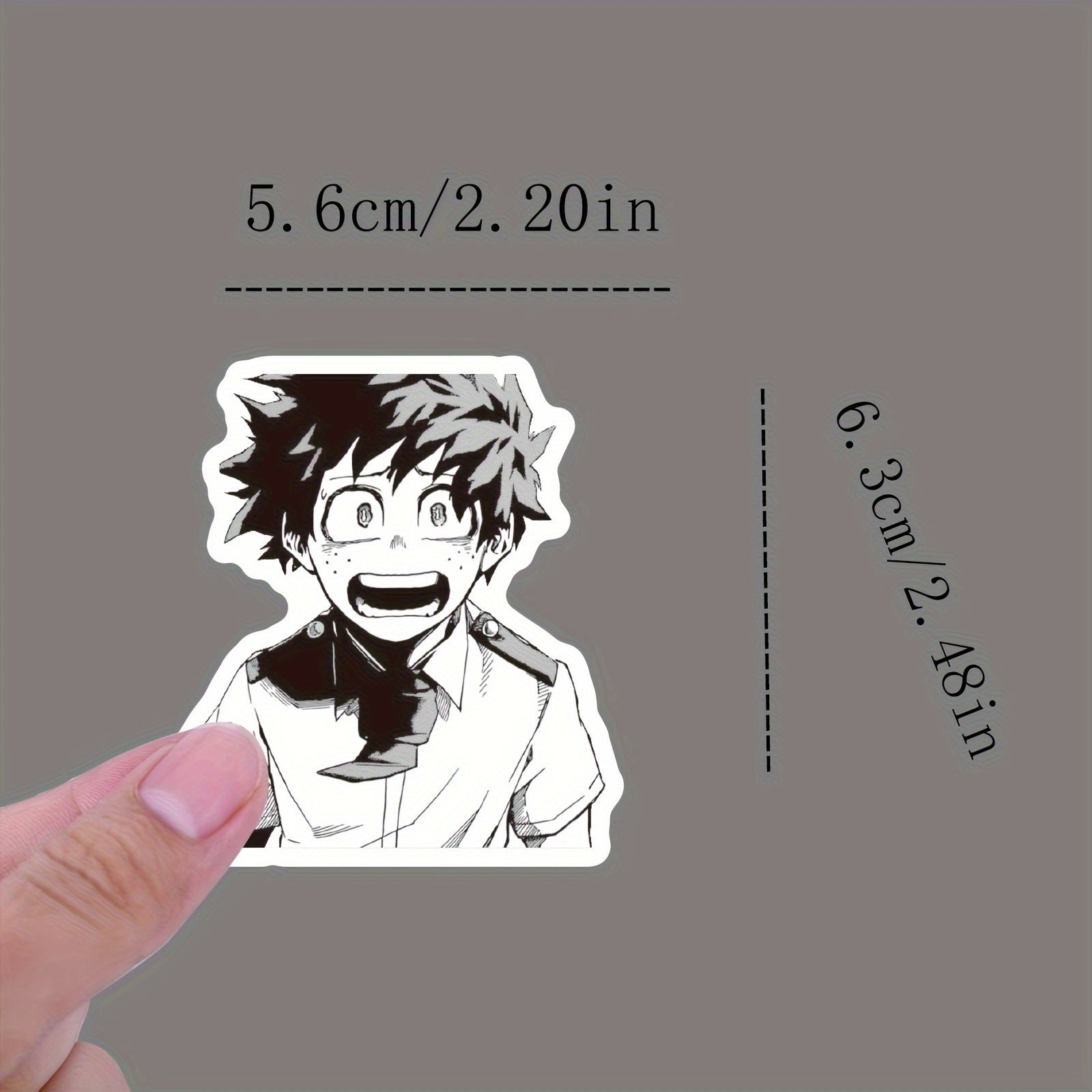 100pcs Anime Stickers Pack Waterproof Vinyl Laptop Water Bottle