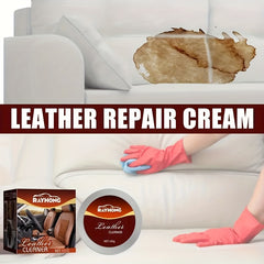 Leather Repair Cream for Car Seat & Furniture Stain Removal