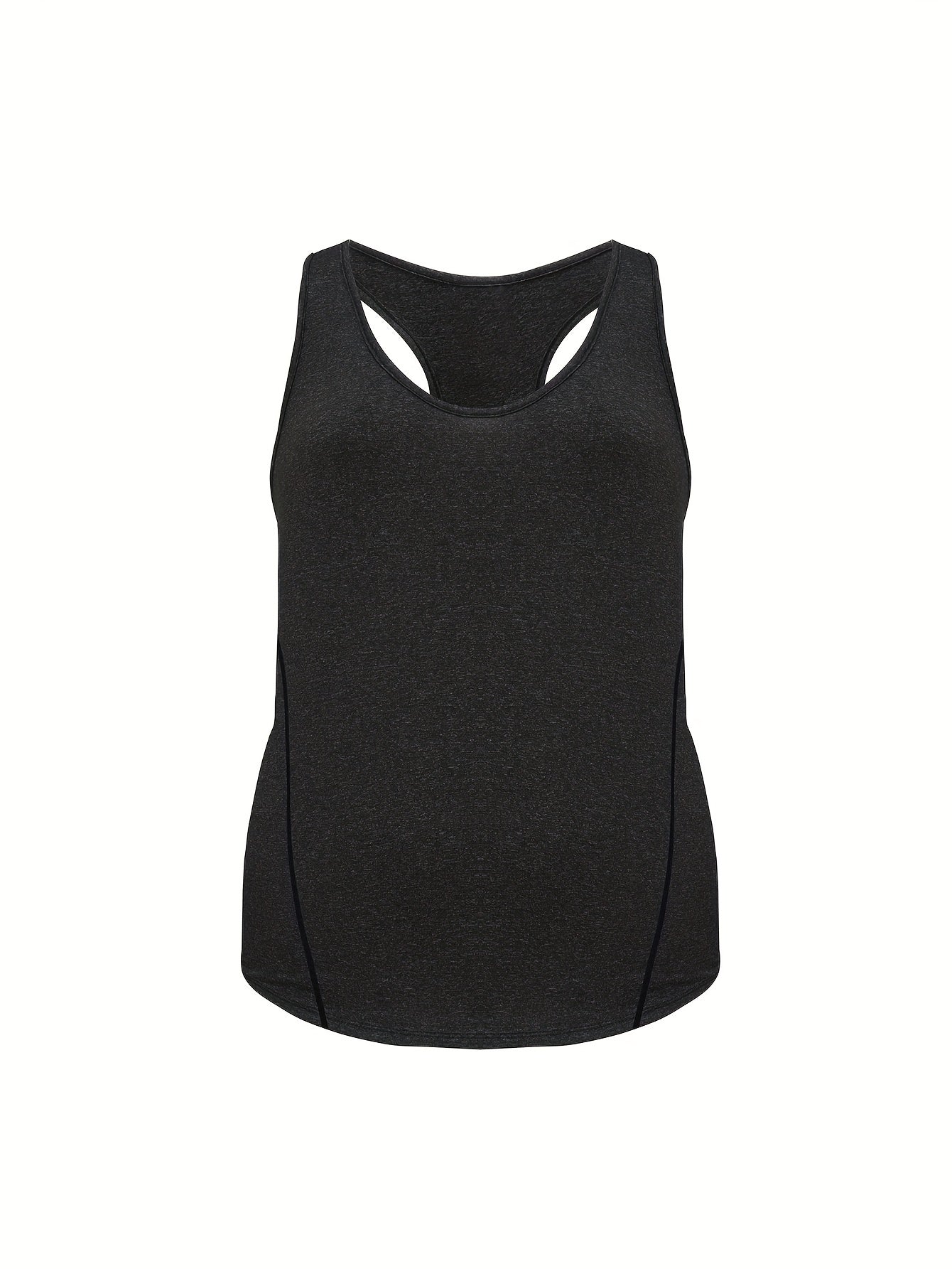 3-Pack Women's Plus Size Racer Back Tank Top Set