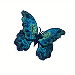 3pcs Butterfly Embroidered Applique Double Layer Sewing Patch for Clothes