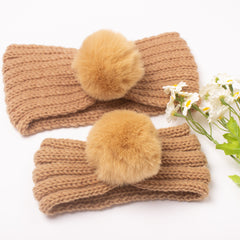 2pcs Winter Knitted Hairband Warm Headwear Hair Accessories