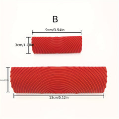 Wood Grain Tool Rubber Simulation Wood Grain Roller Coating Wood Grain Pattern
