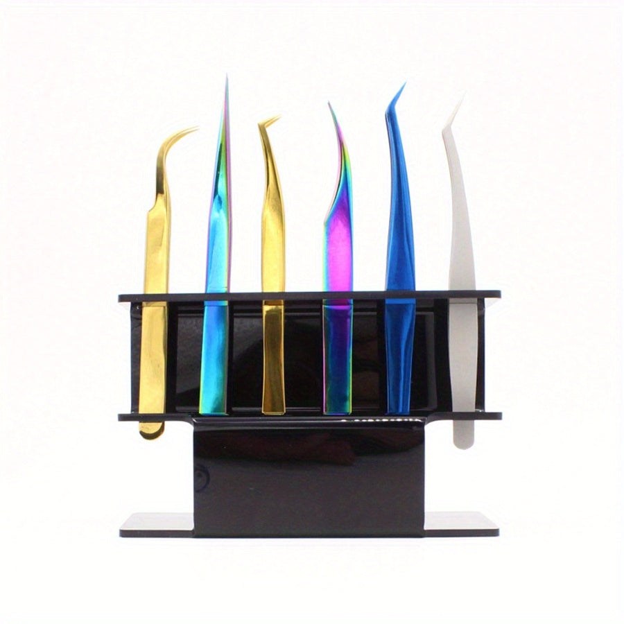 Acrylic Tweezers Holder for Eyelash Extensions Display Stand