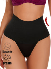 High Waist Shaping Thongs Tummy Control Compression Panties