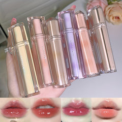 Dewy Lip Gloss Ice Tea Tone Lip Balm Nourishing Lip Glaze