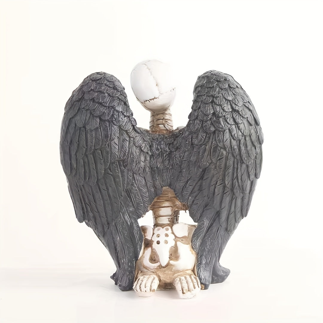 Resin Skeleton Angel Halloween Decor