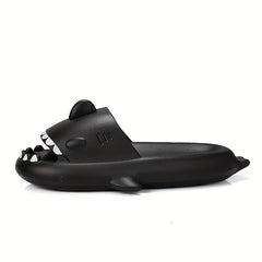 Women's Shark Slippers Open Toe Slip On Shoes Indoor & Outdoor