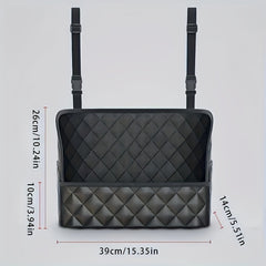 Car Net Pocket Handbag Holder PU Leather Seat Back Organizer For Handbags