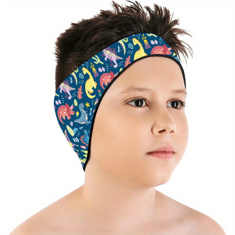 Girls Cartoon Swim Headband - Waterproof Ear Protection Band