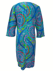Boho Half Sleeve Dress Summer Women's Clothing