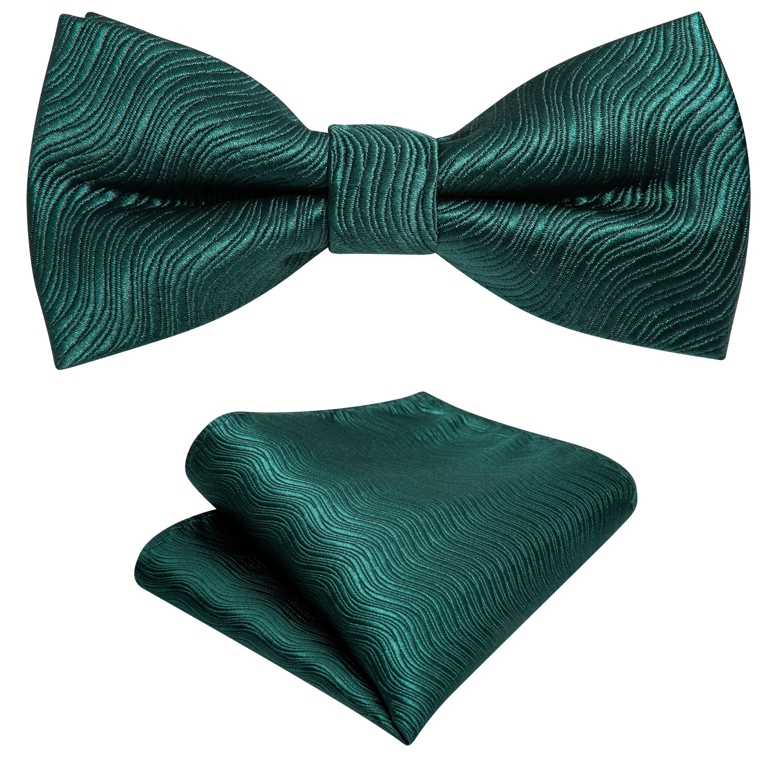 Boys Vintage Bow Tie & Handkerchief Set for Party Performance
