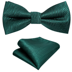 Boys Vintage Bow Tie & Handkerchief Set for Party Performance