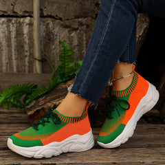 Breathable Running Shoes Thick Sole Sneakers Outdoor Sports Shoes