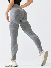 High Stretch Yoga Leggings Wide Waistband Sports Workout Tight Pants