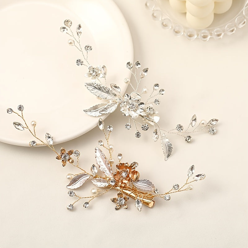 Crystal Hairpin Hair Clip Tiara Bridal Wedding Hair Accessories