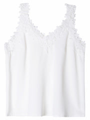 Lace Cami Top V Neck Sleeveless