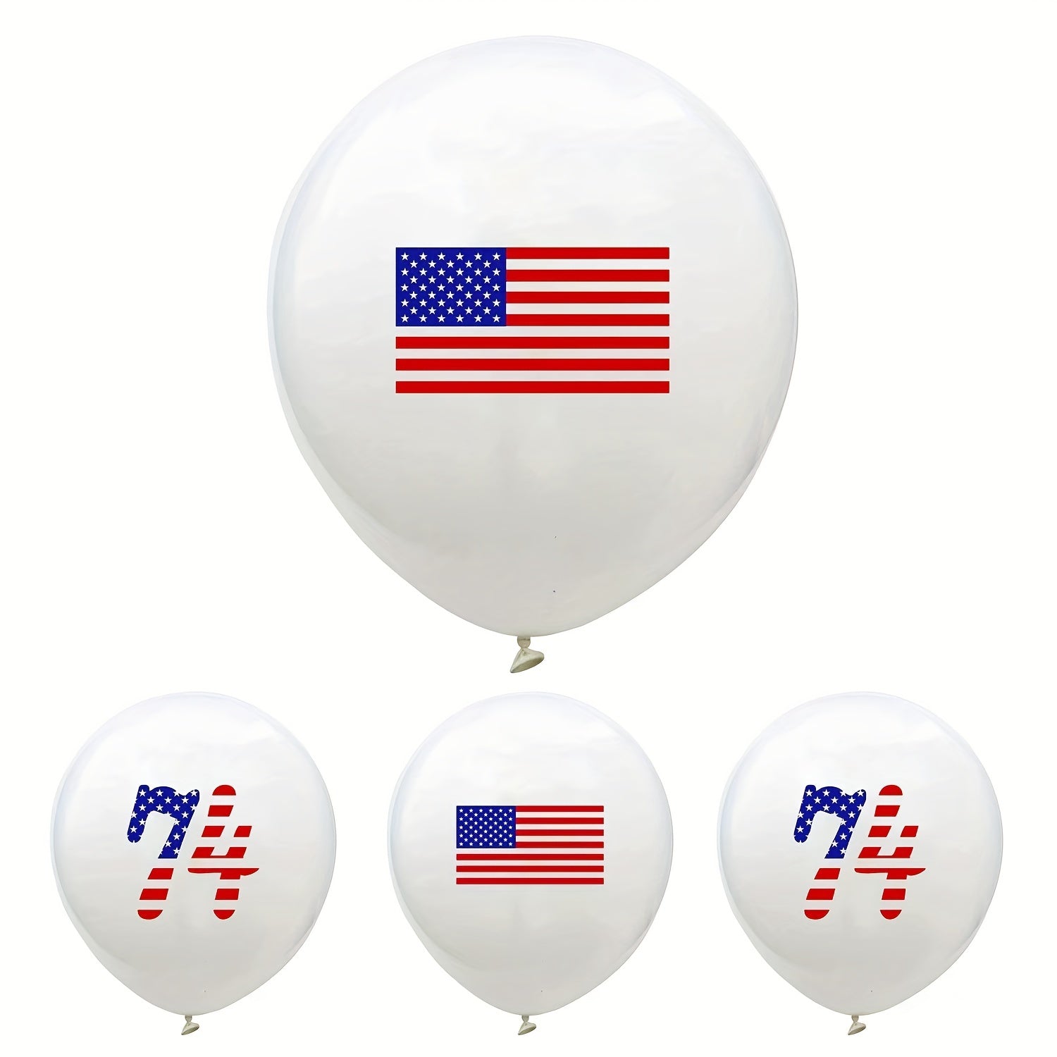 10-20pcs American Flag Balloon Party Decoration Supplies