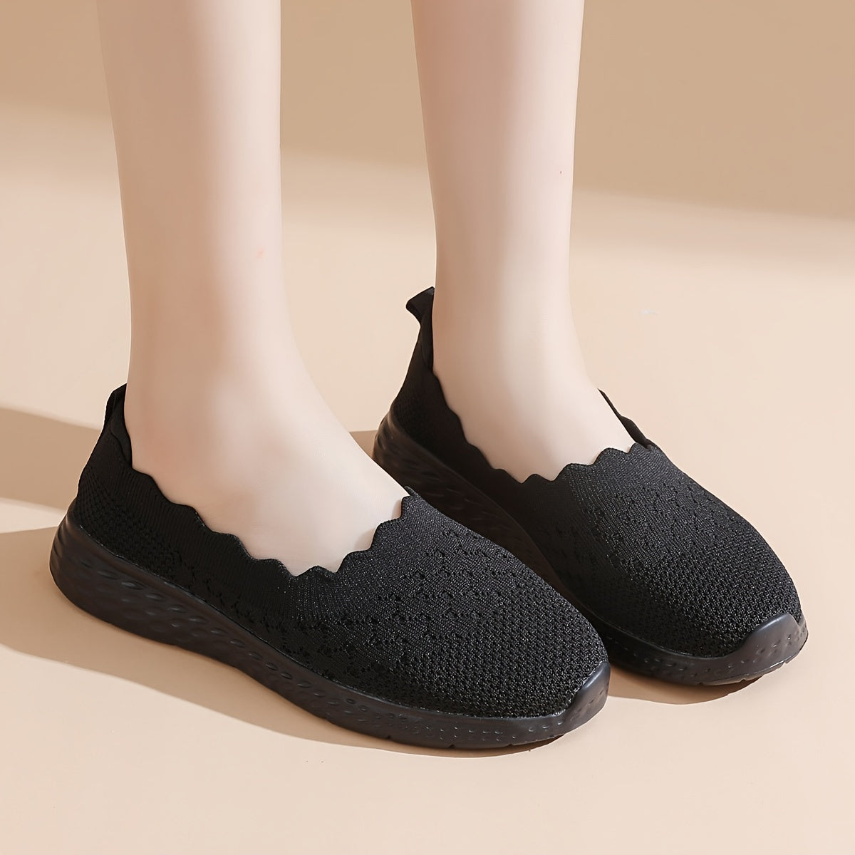 Mesh Breathable Lightweight Flat Shoes Women's Footwear