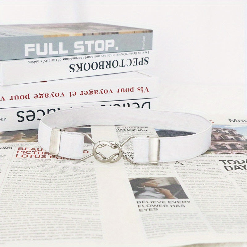 Adjustable Thin Belt for Girls Children School Uniform Pants