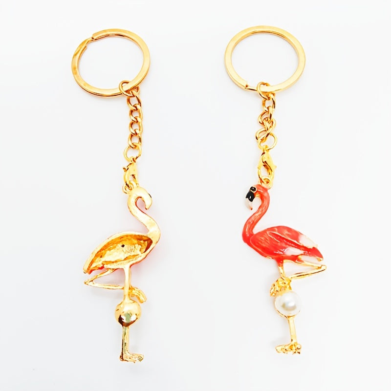 Flamingo Keychain Keyring Bag Car Key Pendant Gift