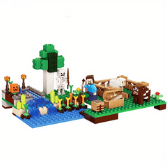 4 in 1 Mine Block Set - Build Your Own Scenes & Perfect Gift