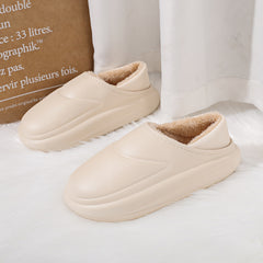 Men's Warm Fleece Non-Slip Slippers for Indoor Winter