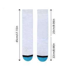 Colorblock Crew Socks Mid Tube Women's Stockings