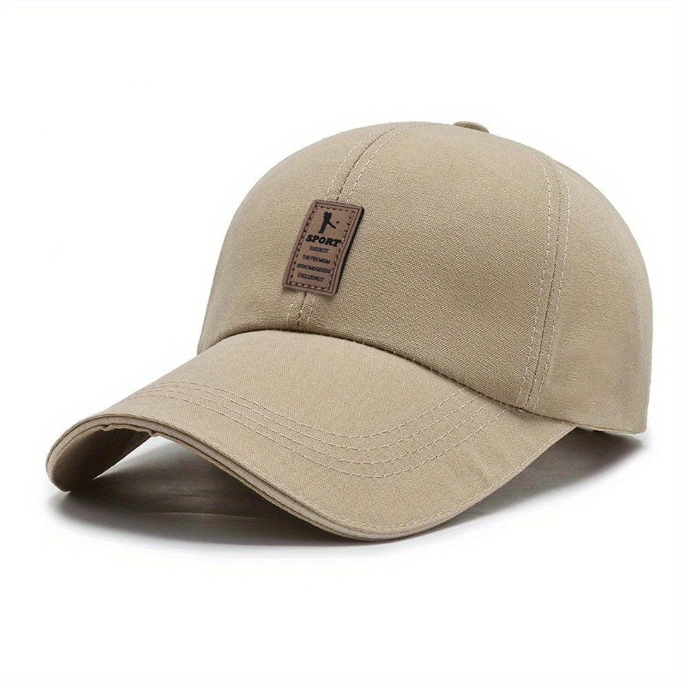 Cotton Baseball Cap Buckle Back Hat For Men Women Lightweight