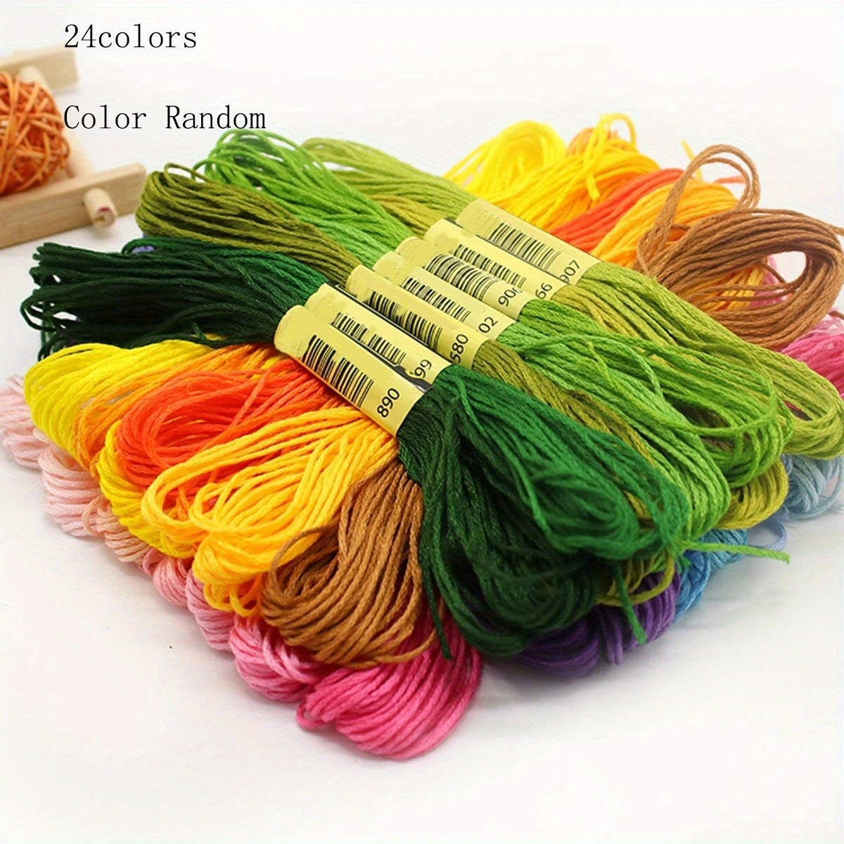 50pcs Cross Stitch Threads Embroidery Floss 8m strand DIY Cross Stitch Embroider