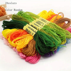 50pcs Cross Stitch Threads Embroidery Floss 8m strand DIY Cross Stitch Embroider