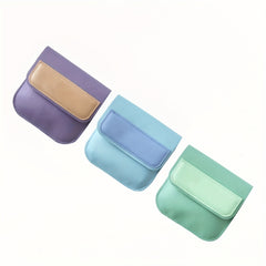 Mini Snap Button Coin Purse Storage Bag Portable Card Holder
