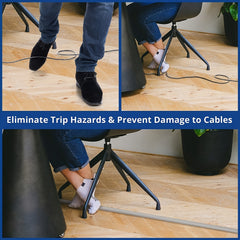 Floor Cord Cover Protector Prevent Cable Trips Cable Management Solution